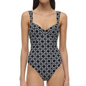 Simkhai Lexi Bustier One Piece Swimsuit